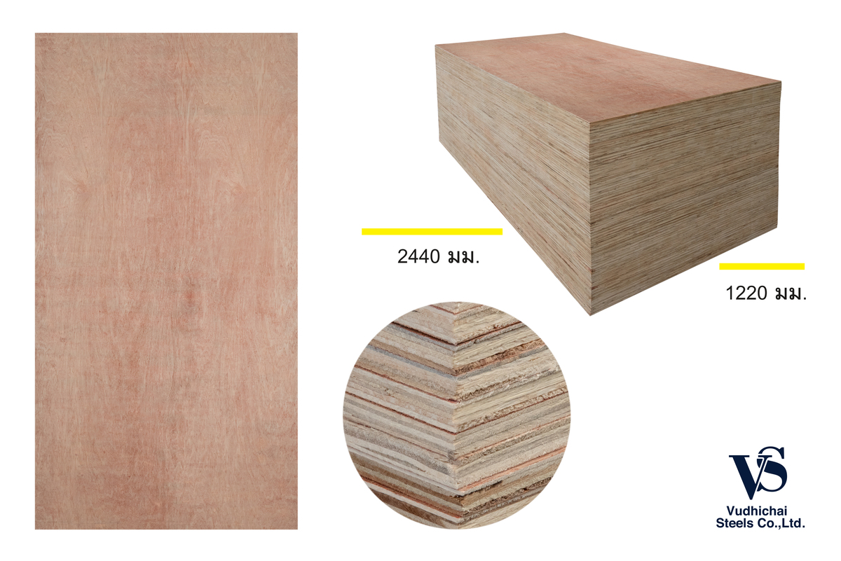 ไม้อัด Packing grade 6mm AB