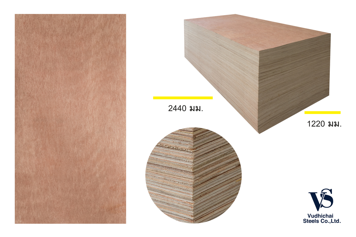 ไม้อัด Commercial grade 6mm A